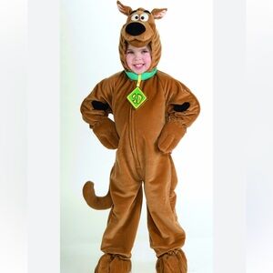 🤎Rubies Velour Deluxe Scooby-Doo Kids Costume Large 14-16 EXCELLENT CONDITION🤎